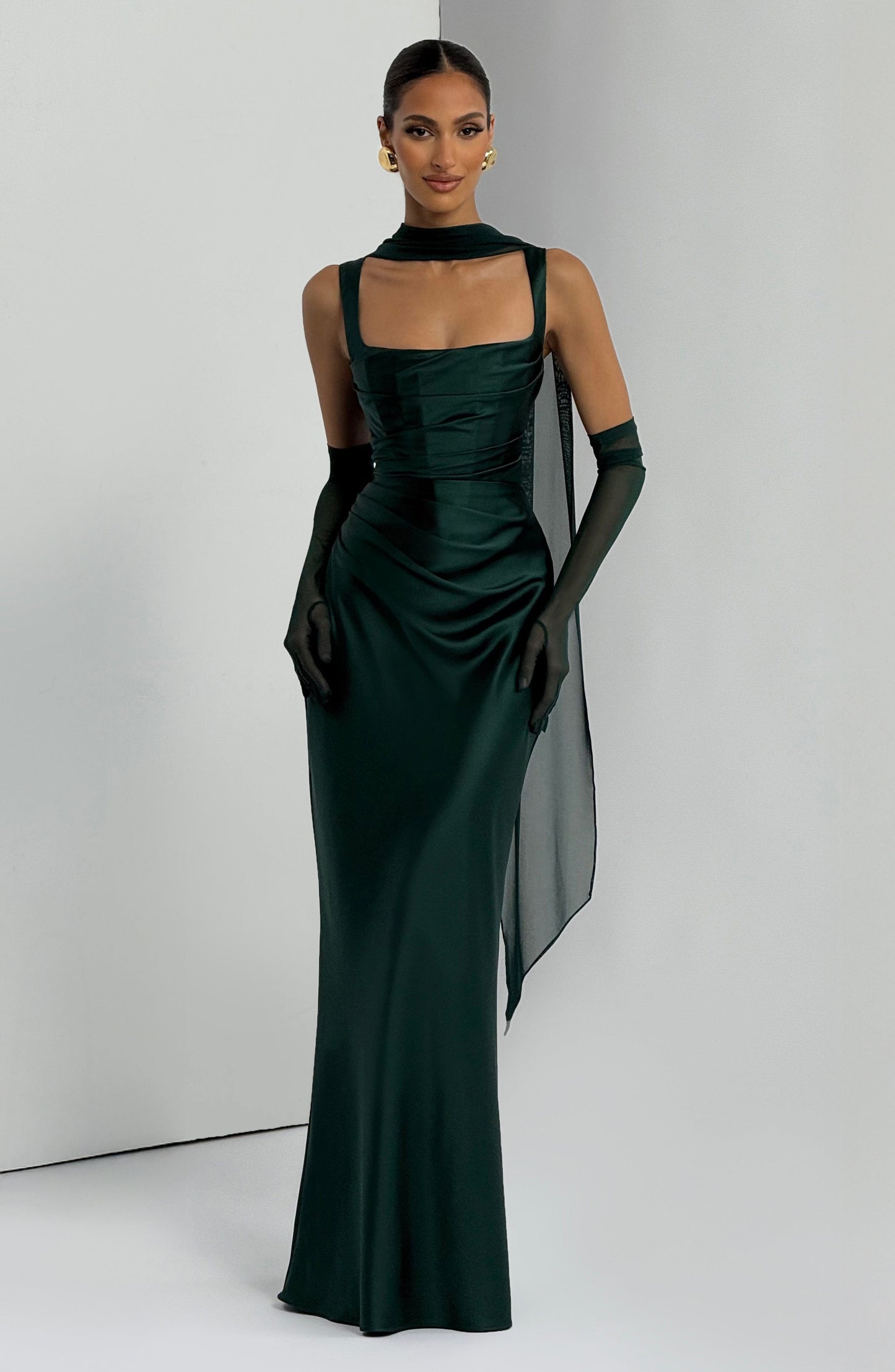 Calanthe Maxi Dress - Emerald