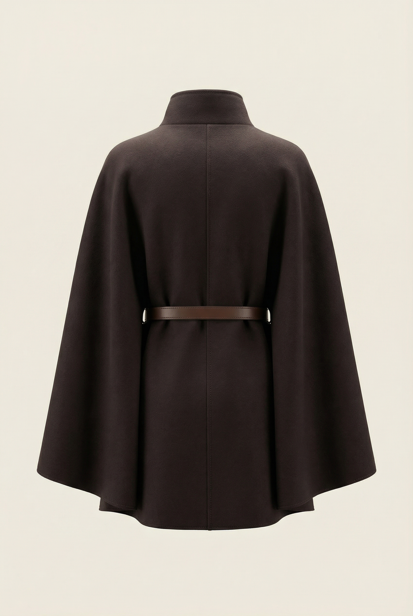 Soline Mid-Length Cape – Brown