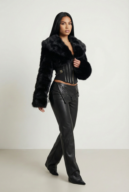 Élisabeth Short Coat – Black