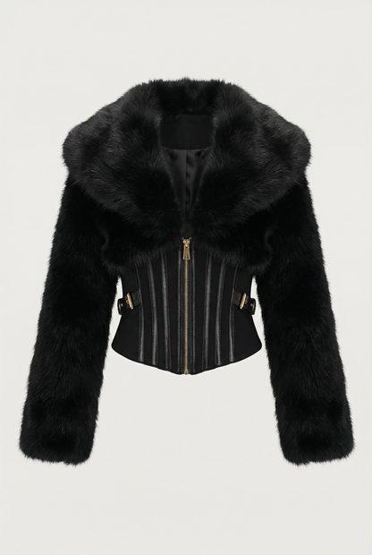 Élisabeth Short Coat – Black