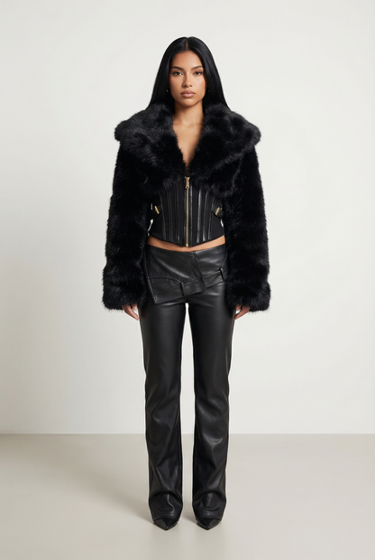 Élisabeth Short Coat – Black