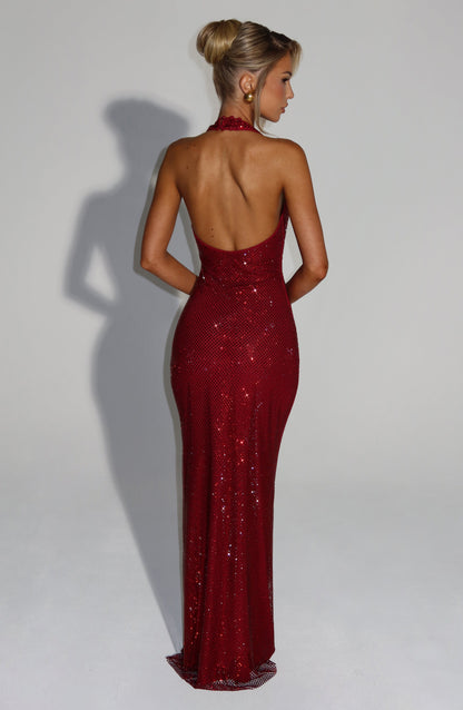 Starla Maxi Dress - Wine