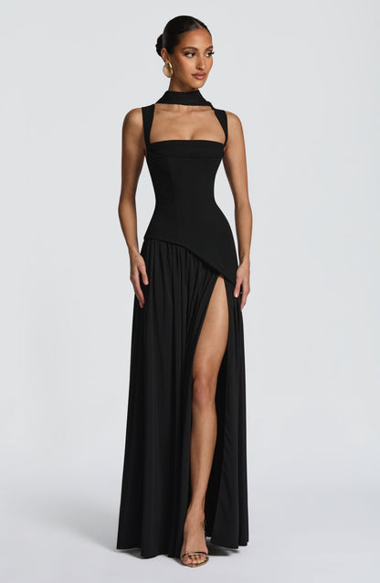 Tullulah Maxi Dress - Black