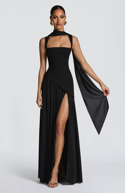 Tullulah Maxi Dress - Black