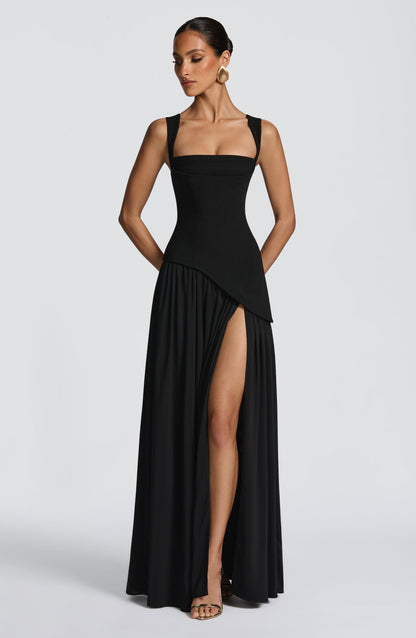 Tullulah Maxi Dress - Black